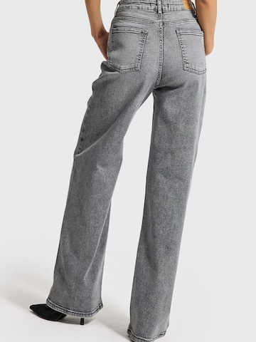 IT'S BASIC Wide leg Jeans 'WIDE HIGH RISE JEANS' in Grey
