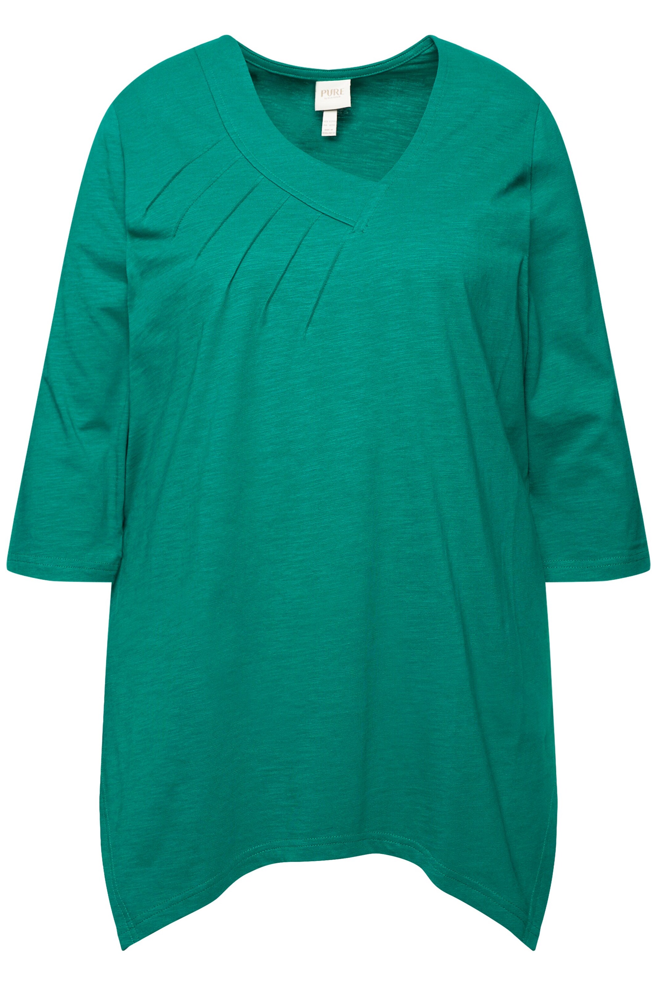 T-shirt Ulla Popken en vert : devant