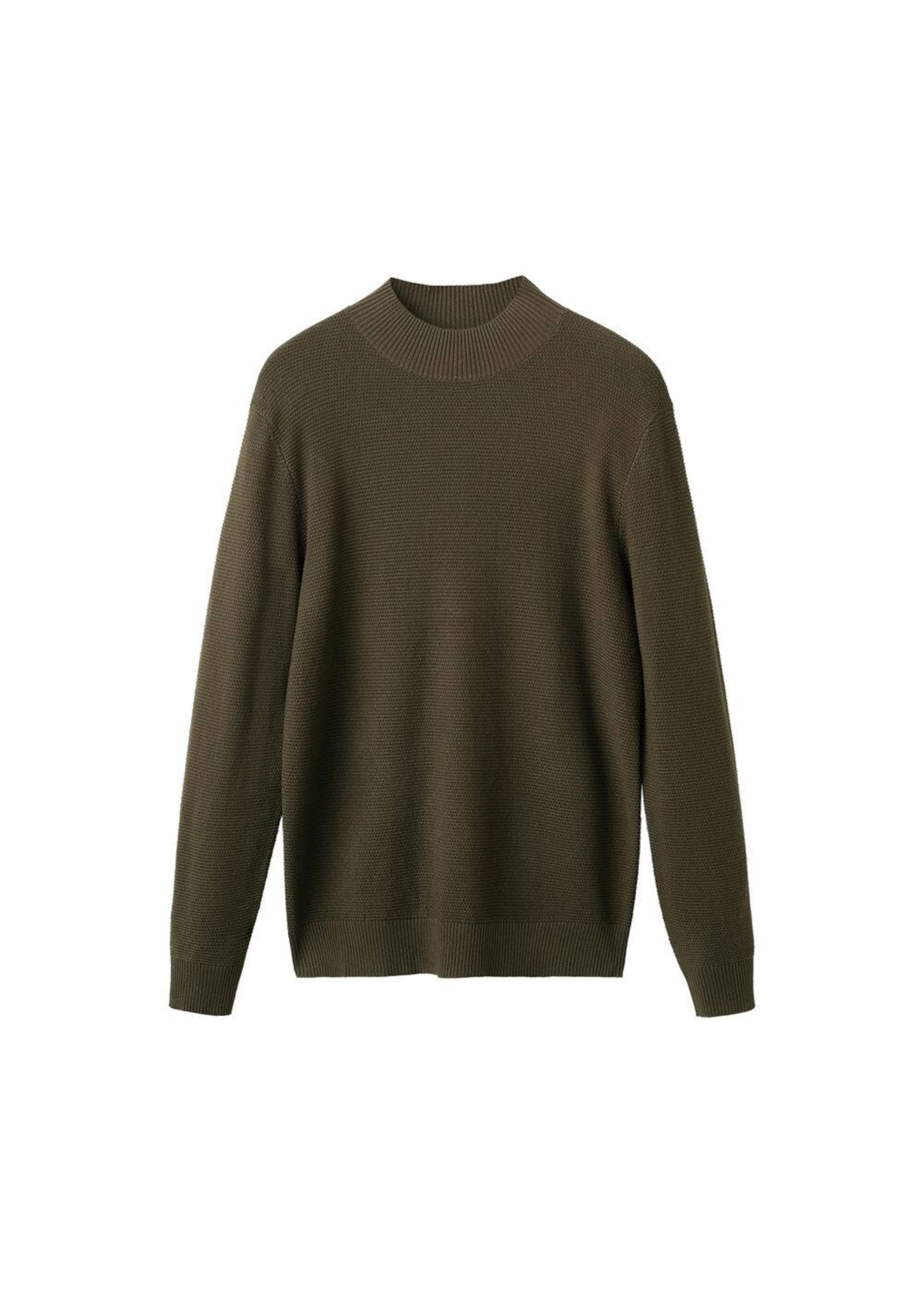 MANGO MAN Sweater 'Carino' in Green: front