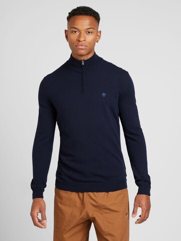 TIMBERLAND Sweater 'Cohas Brook' in Blue: front