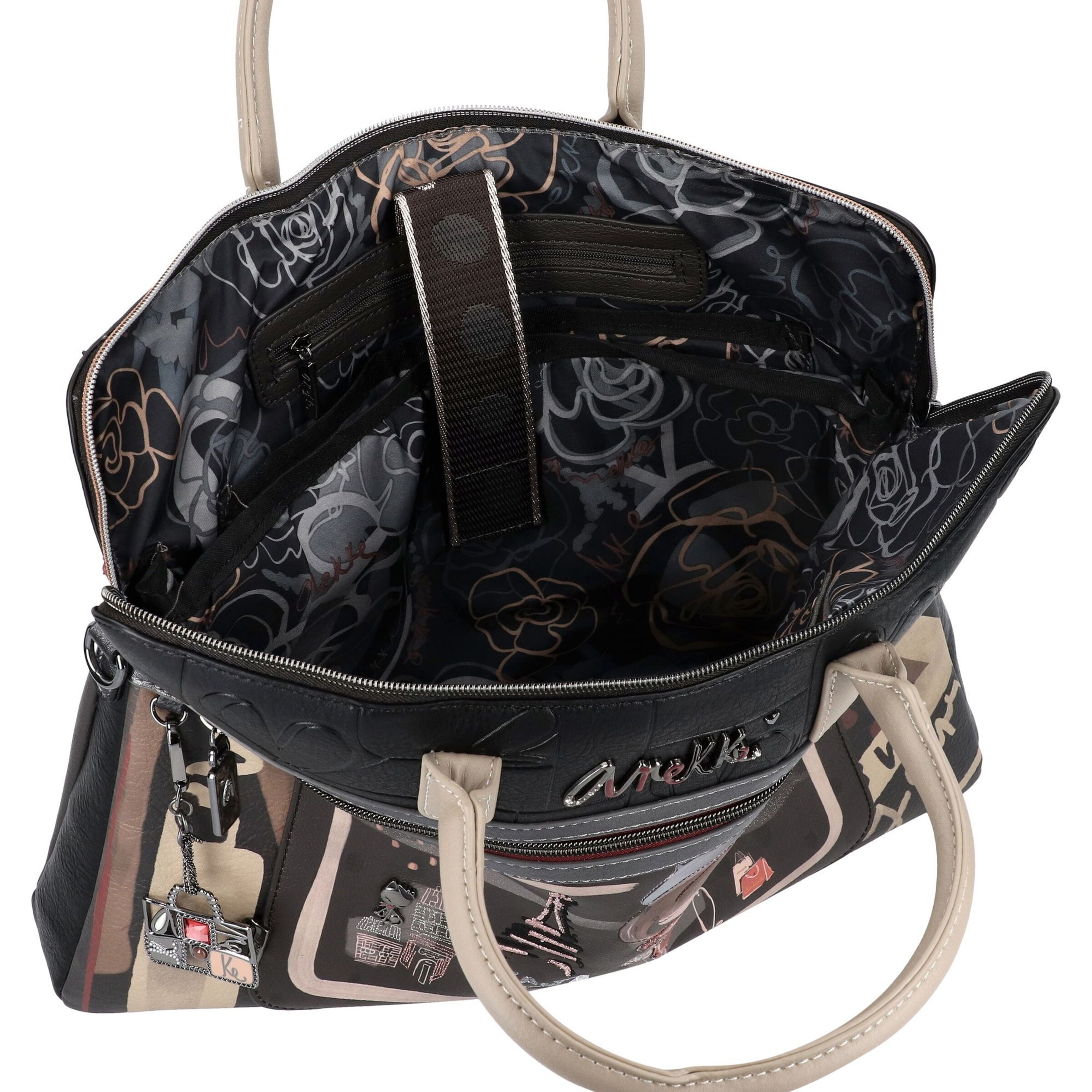 Anekke Document bag 'Mademoiselle' in Black