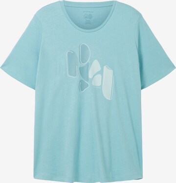 T-shirt Tom Tailor Women + en bleu : devant