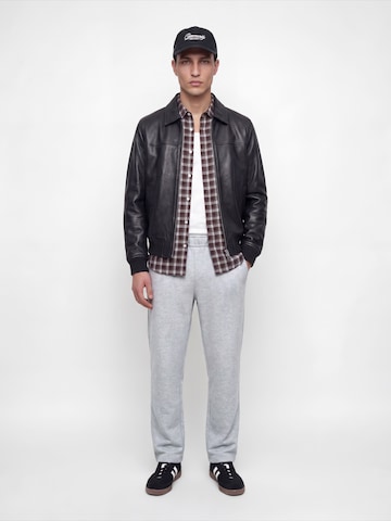 JACK & JONES Regular Pants 'JACOLLIE' in Grey