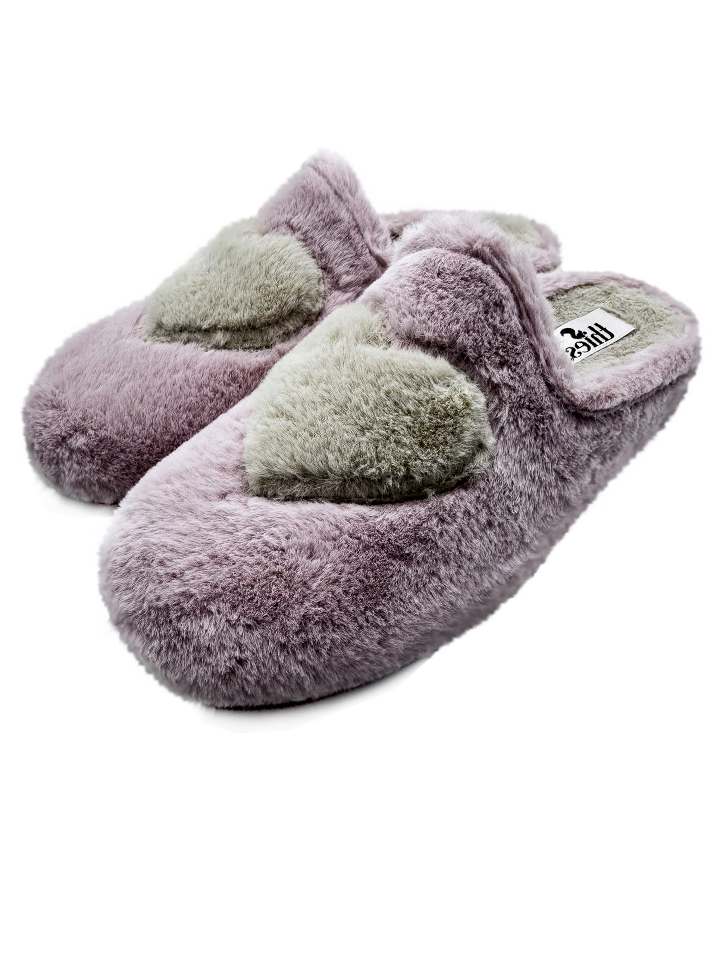 thies Pantolette 'thies 1856 ® Rec Heart Slipper Love'‌‌‌‌‌ in Pink: Vorderseite