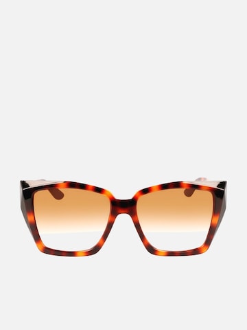Occhiali da sole di Karl Lagerfeld in marrone: frontale