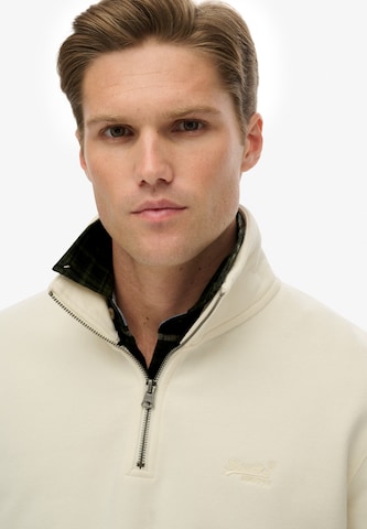 Sweat-shirt 'Essential' Superdry en blanc