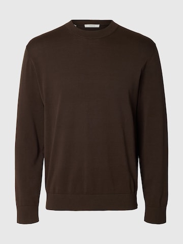 Pull-over SELECTED en marron