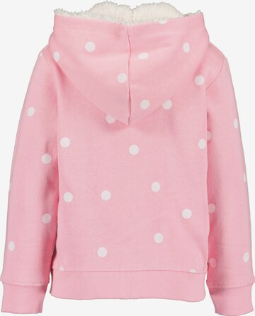 BLUE SEVEN Zip-Up Hoodie in Pink