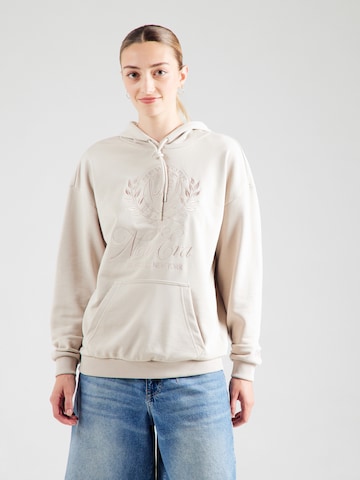 NEW ERA - Sudadera en beige: frente