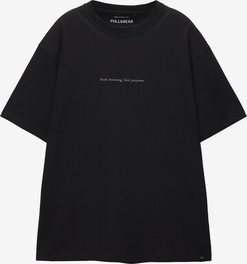 Pull&Bear Shirt in Black: front