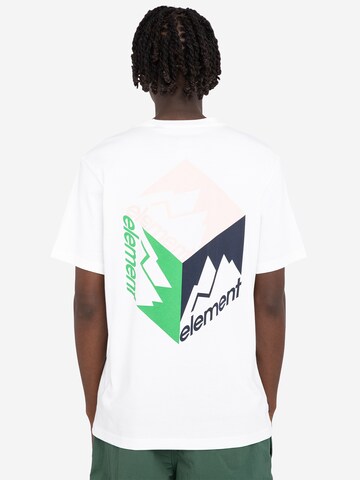 ELEMENT - Camiseta 'JOINT CUBE' en blanco: frente