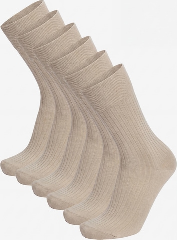 Ciocca Socken in Beige: Vorderseite