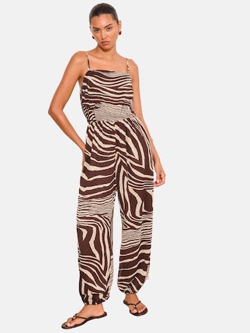 Lipsy Jumpsuit in Braun: Vorderseite