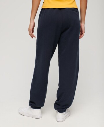 Superdry Tapered Broek in Blauw