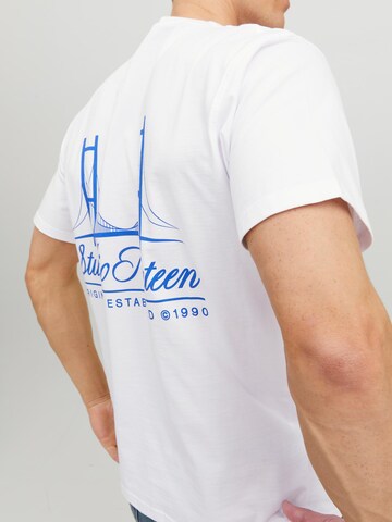 JACK & JONES T-Shirt 'TEAM' in Weiß