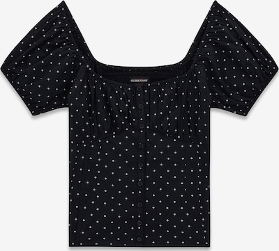 GUESS JEANS Bluza u crna / bijela, Pregled proizvoda