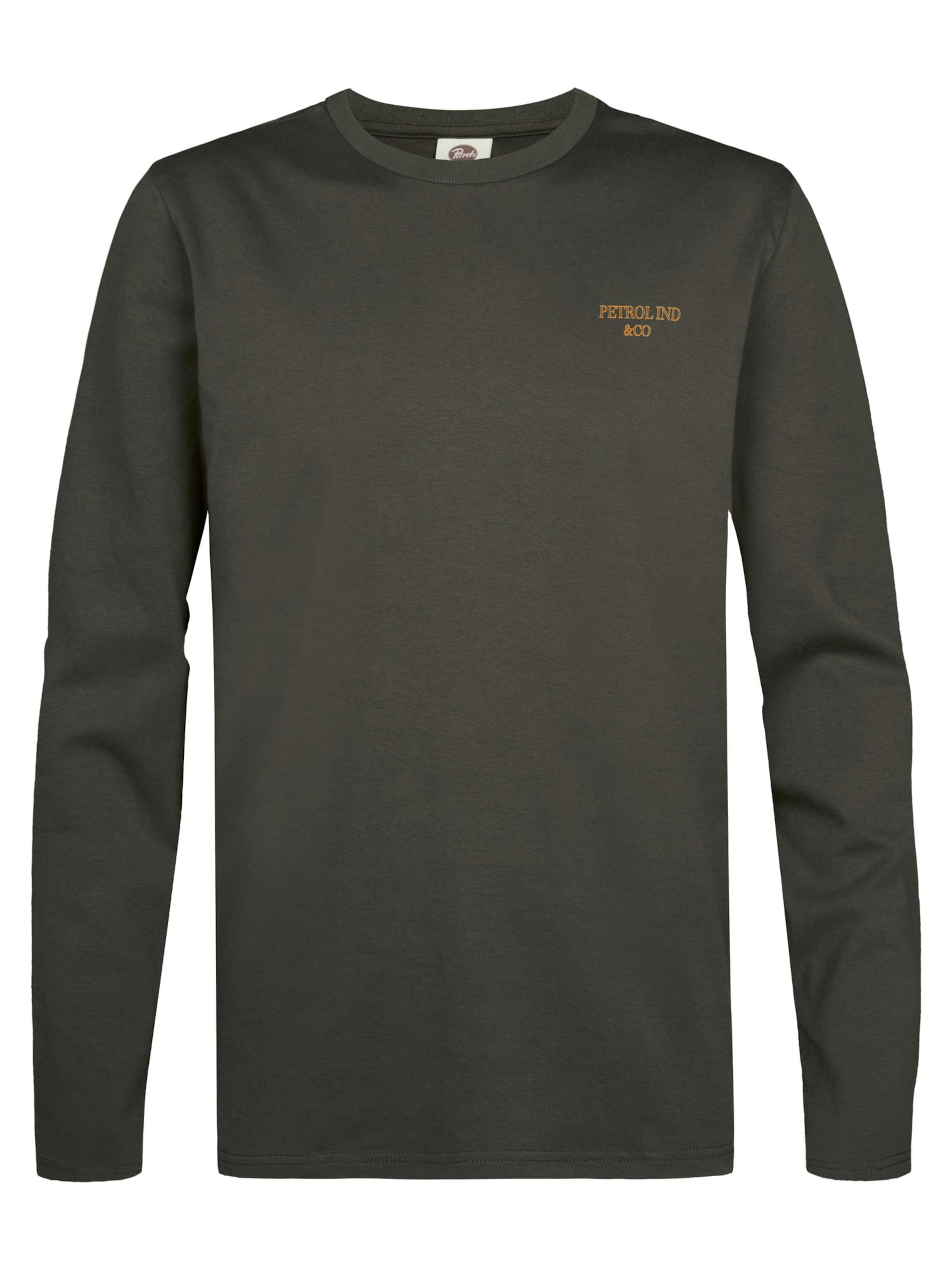 Petrol Industries - Camiseta en gris: frente