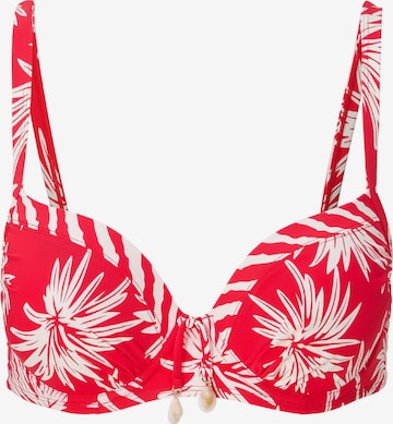 LingaDore - Top de bikini en rojo: frente