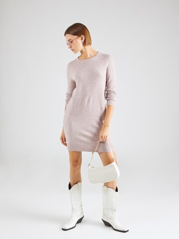 VERO MODA Knitted dress 'Doffy' in Beige