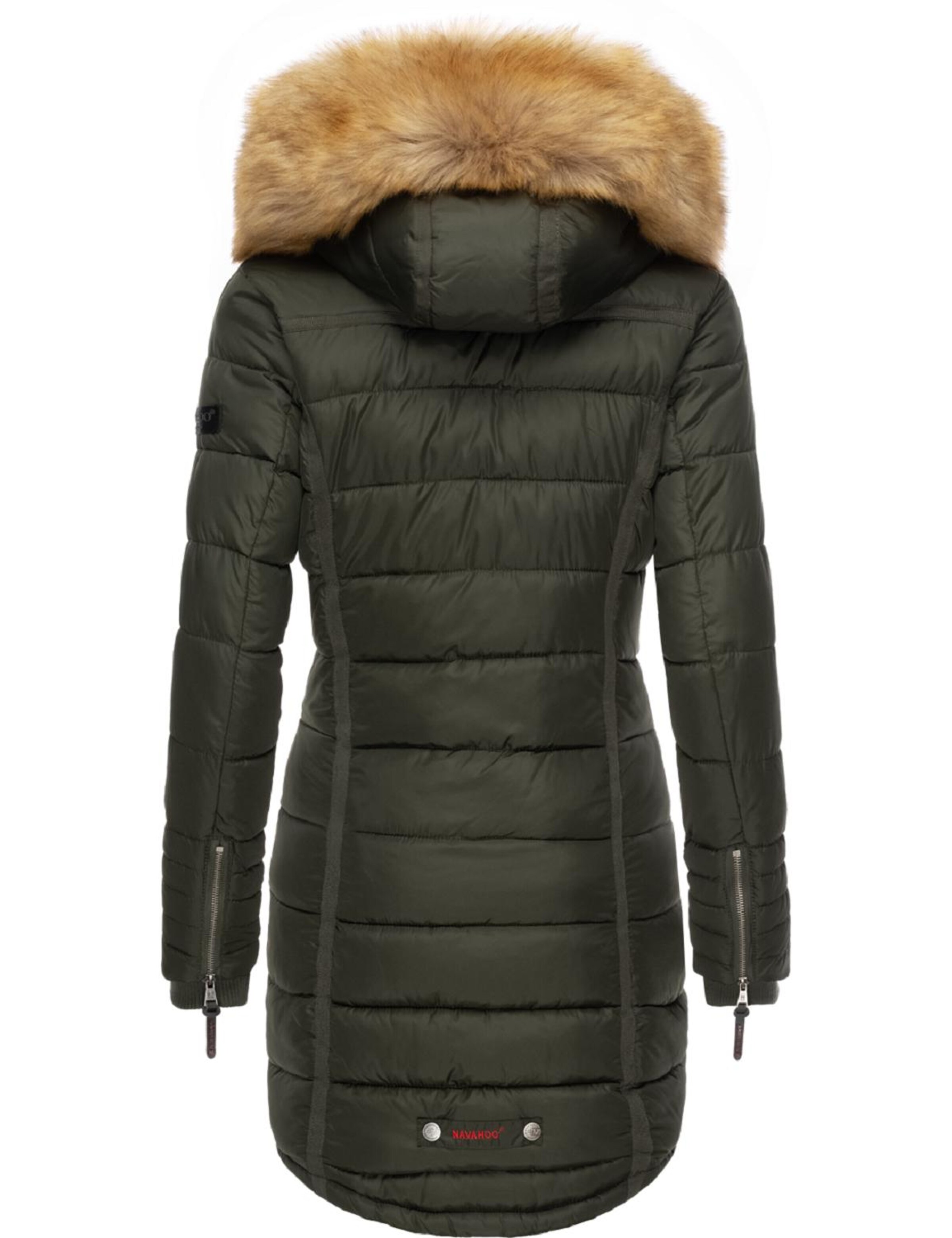 NAVAHOO Χειμερινό παλτό 'Papaya' σε πράσινο