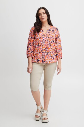 Fransa Curve - Blusa 'Merla' en rosa