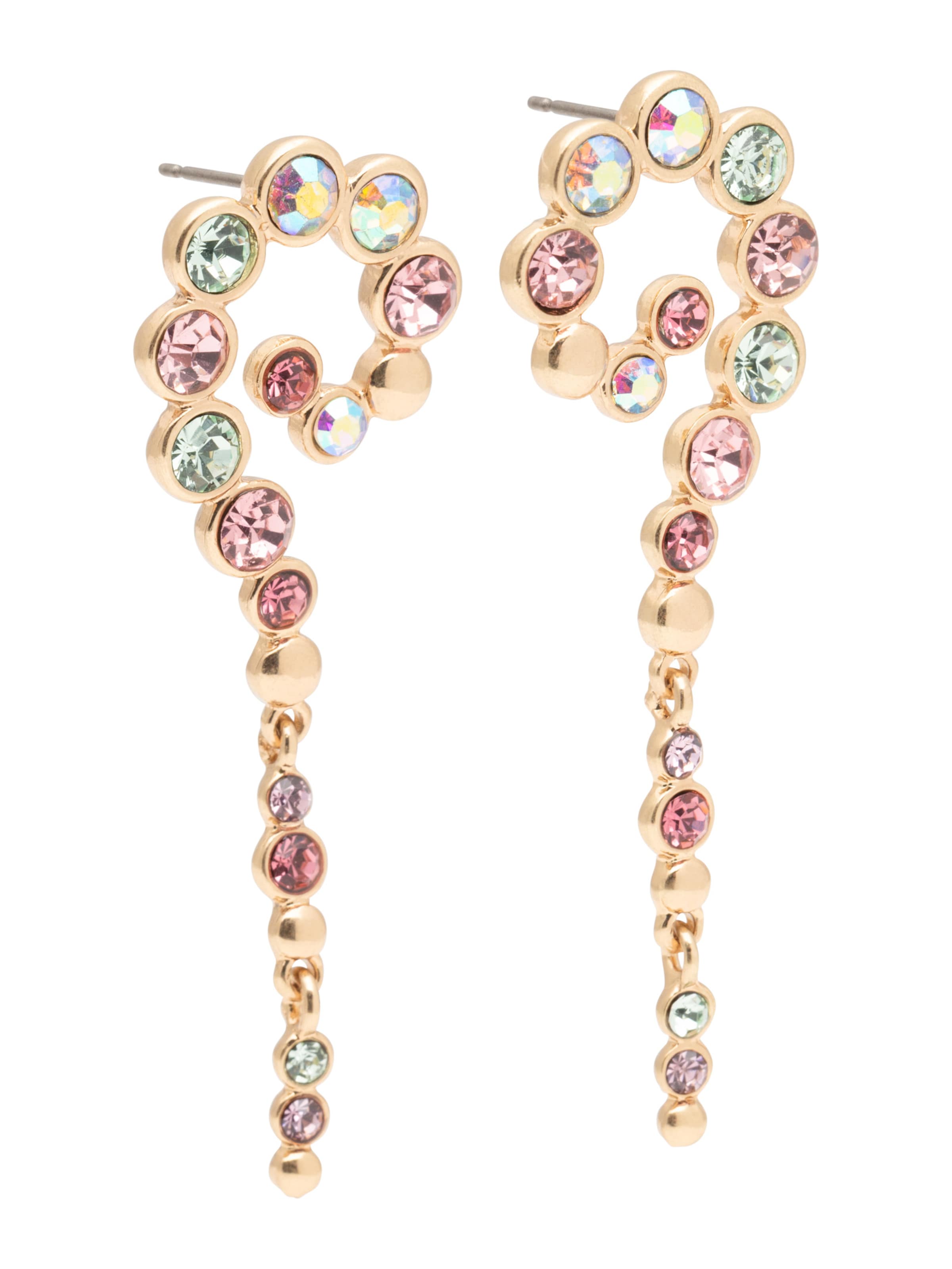 A&C Oslo – Nordic Design Jewellery Earrings 'Sweet Droplets Multi' in Mixed colours: front