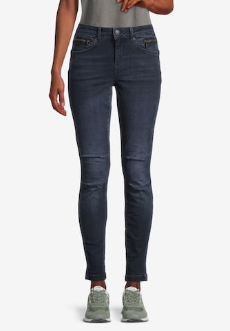 Cartoon Slimfit Jeans in Blauw: voorkant