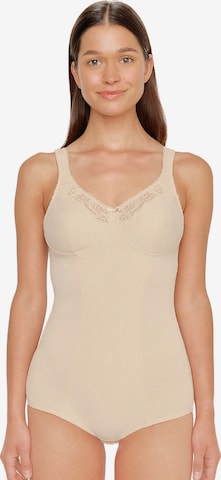 SUSA Corsage 'Classic' in Beige: Vorderseite