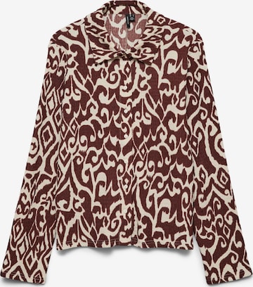 Chemisier 'VMFriga' VERO MODA en marron : devant