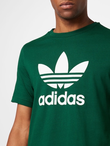 Tricou 'Adicolor Classics Trefoil' de la ADIDAS ORIGINALS pe verde