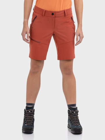 Regular Pantalon outdoor 'Toblach2' Schöffel en rouge : devant