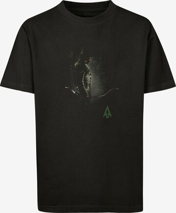F4NT4STIC Shirt 'DC Comics Arrow Hooded Focus' in Black: front