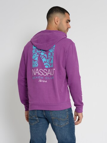 NASSAU Beach Club Sweatshirt ' NB231047 ' in Purple