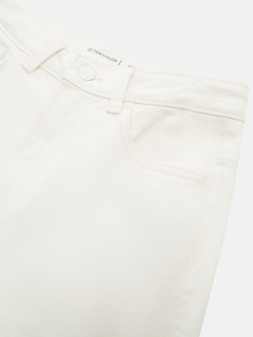 Coupe slim Jean TOM TAILOR en blanc