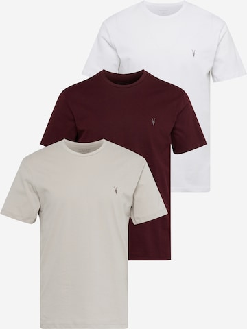 AllSaints - Camisa em castanho: frente