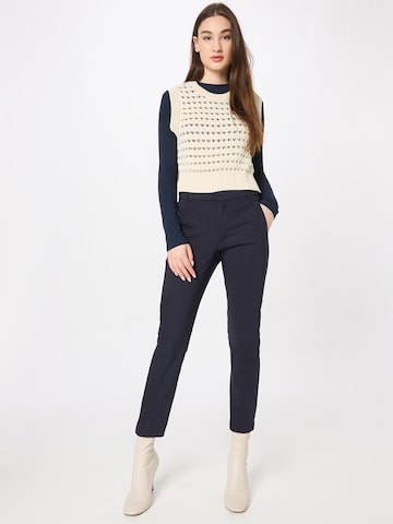 InWear Slim fit Pleat-Front Pants 'Zella' in Blue