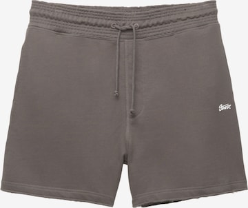 Loosefit Pantalon 'STWD' Pull&Bear en gris : devant