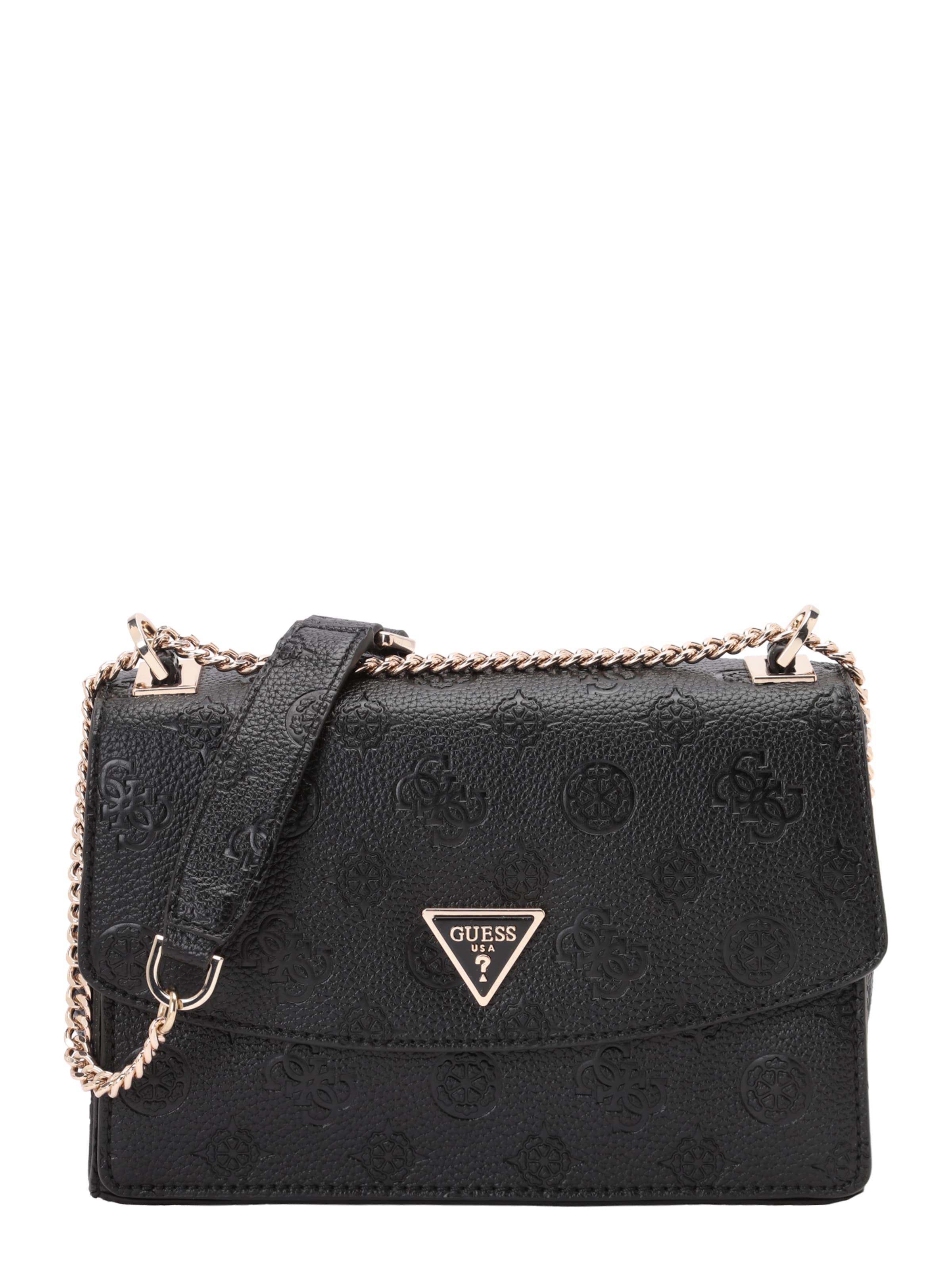 Borsa a tracolla 'CRESIDIA II CNVRTBL XBODY FLAP' di GUESS in nero: frontale