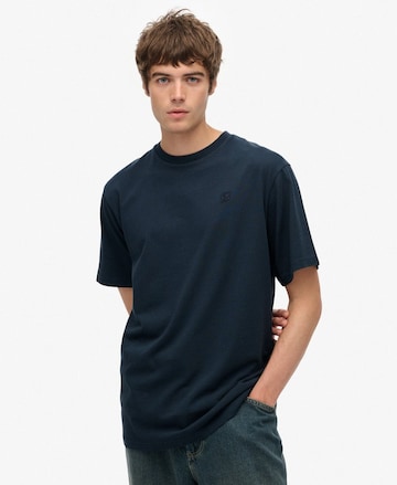 T-Shirt Superdry en bleu : devant