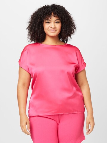 EVOKED - Blusa 'ELLETTE' em rosa: frente