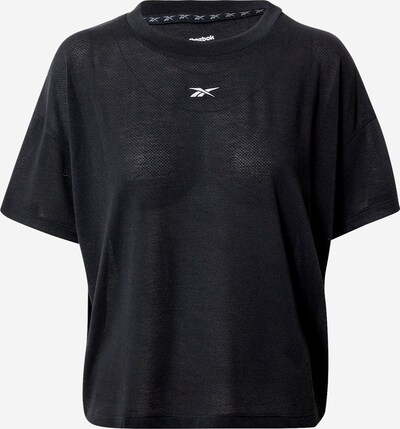 REEBOK Sportshirt in schwarz / weiß, Produktansicht