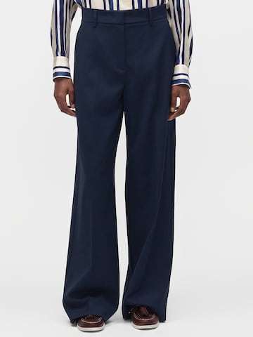 Weekend Max Mara Wide leg Pantalon 'VISIVO' in Blauw: voorkant