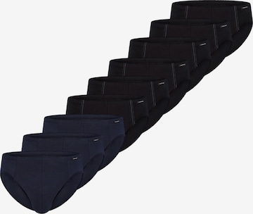 SCHIESSER Slip 'Cotton Essential' in Black: front