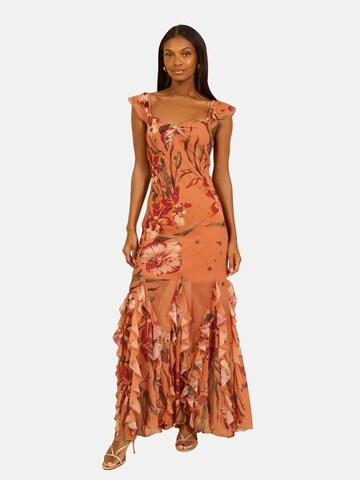 Robe Lipsy en orange : devant