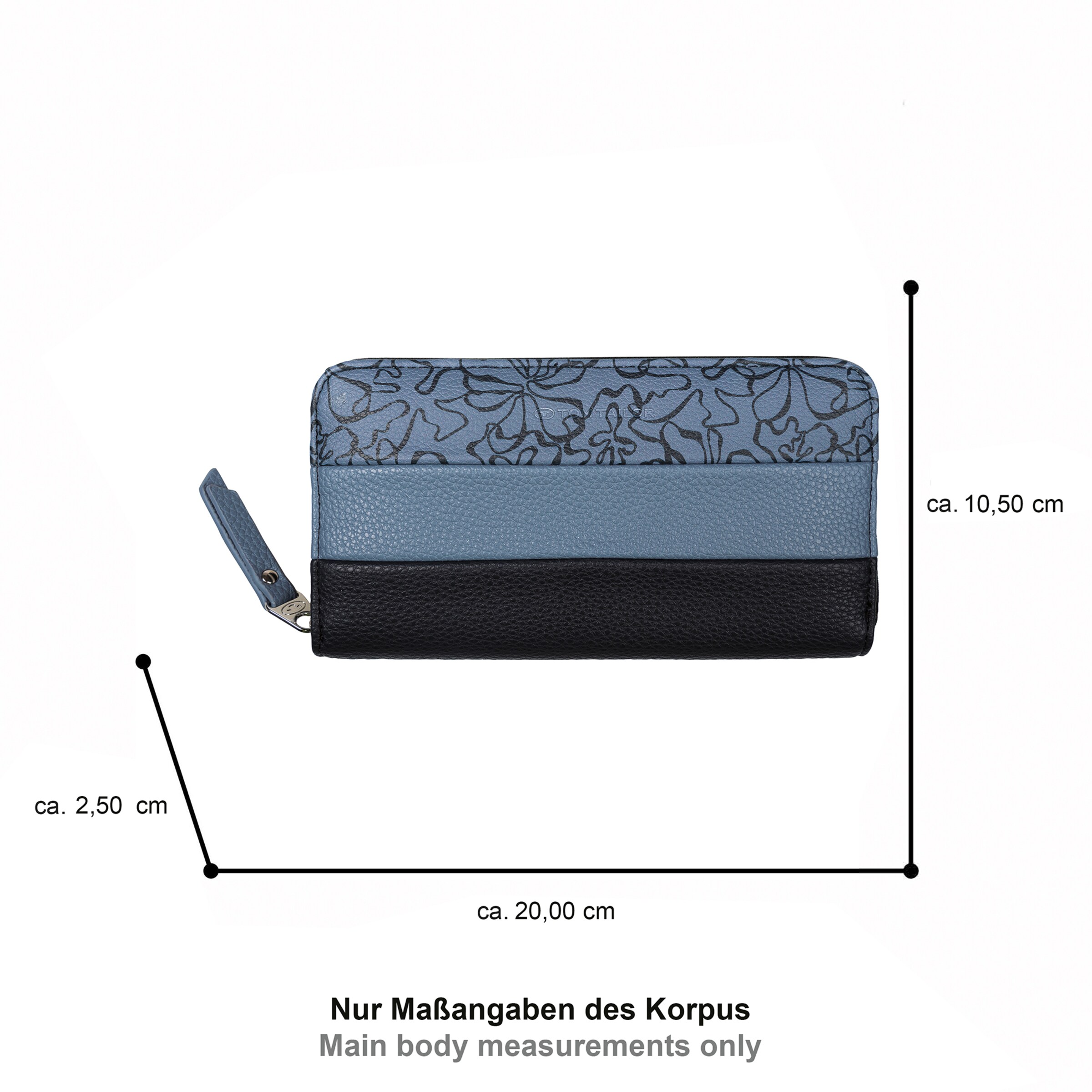 TOM TAILOR Portemonnaie in Blau