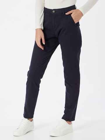 Coupe slim Pantalon chino s.Oliver en bleu : devant