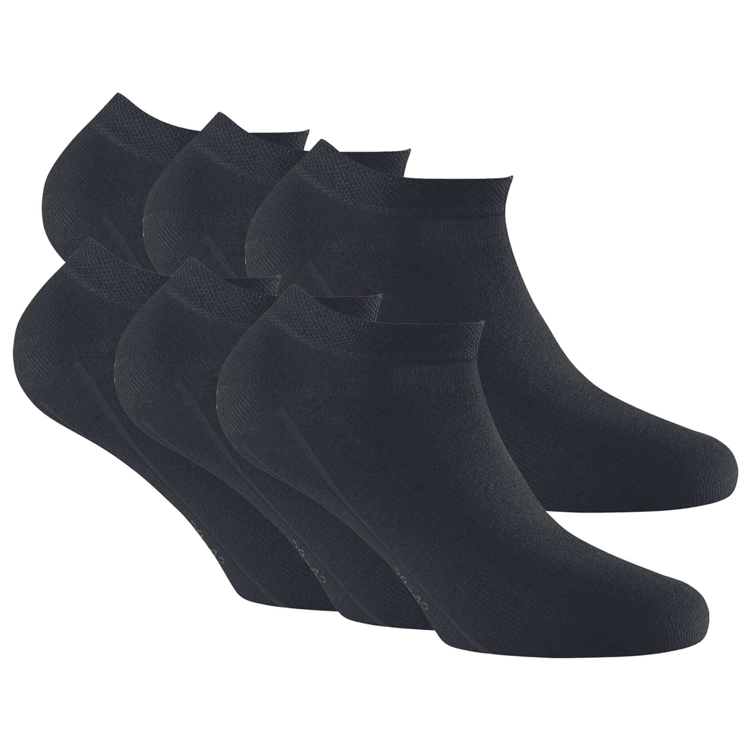 Rohner Basic Socks in Black: front