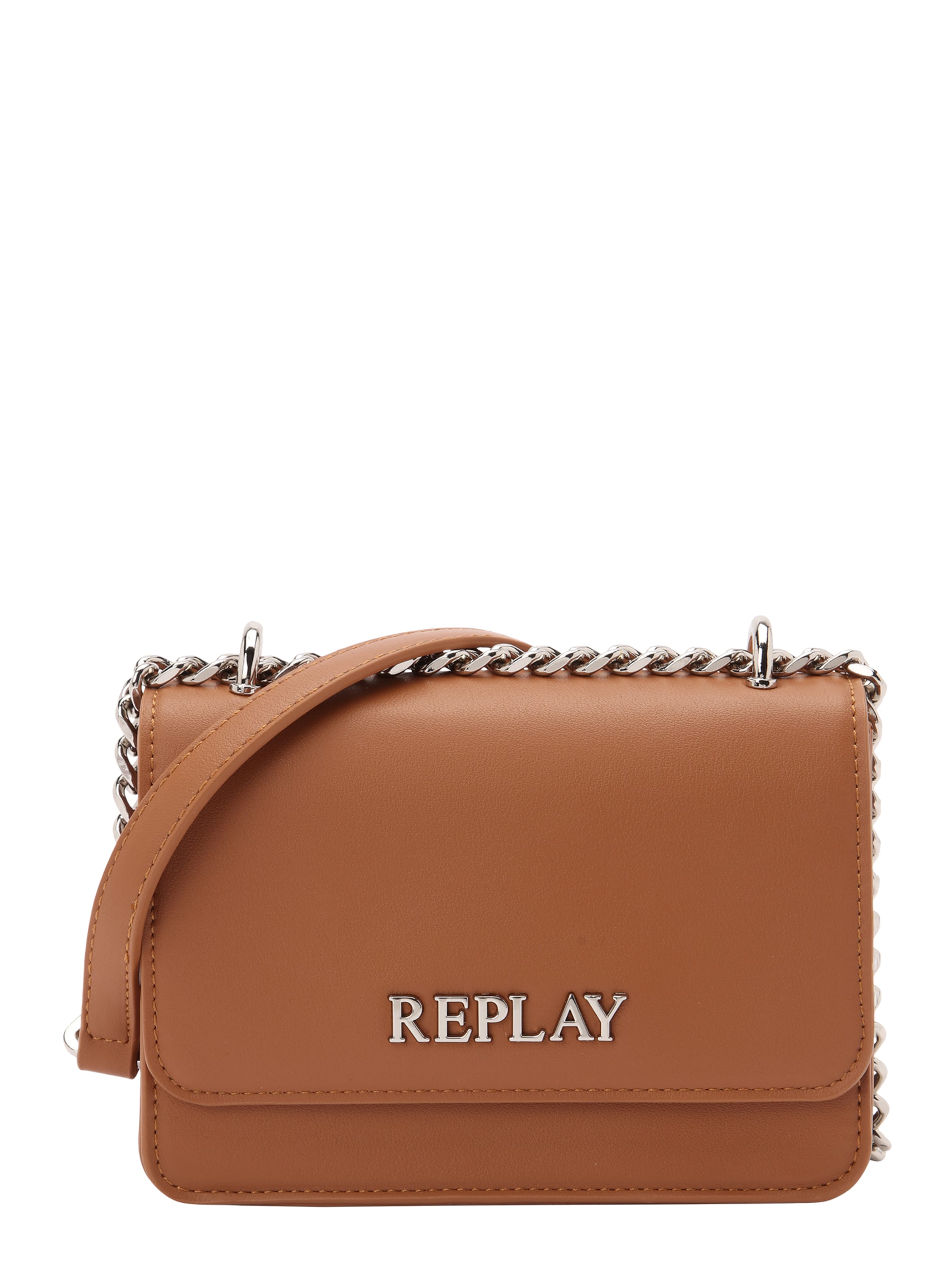Sac à bandoulière REPLAY en marron : devant