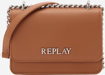 Geantă de umăr de la REPLAY pe maro: față