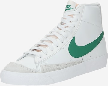 Nike Sportswear - Zapatillas deportivas altas 'Blazer Mid '77 Vintage' en blanco: frente